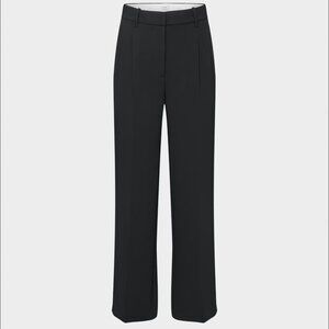 Aritzia The Effortless Pant - Crepette, Black, Size 0